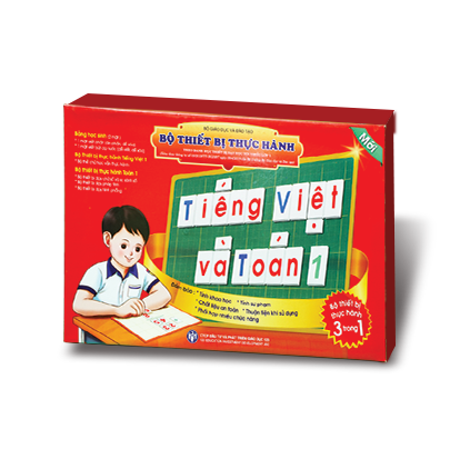 Bộ Thiết Bị Thực Hành Tiếng Việt và Toán Lớp 1 (Nam châm)